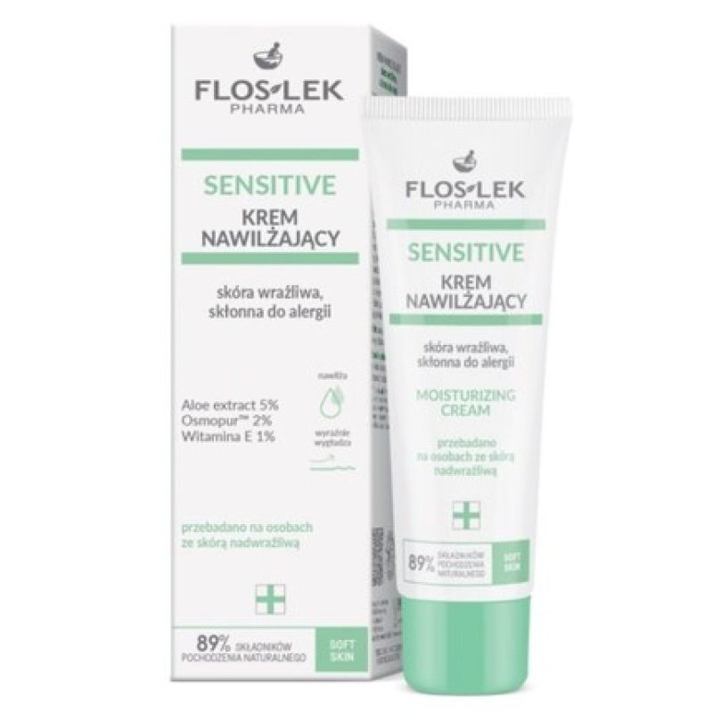 Floslek Sensitive Moisturizing Face Cream 50ml