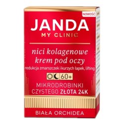 Jandan Collagen Eye Cream With Micro-Particles Of Pure 24k Gold White Orchid 15ml