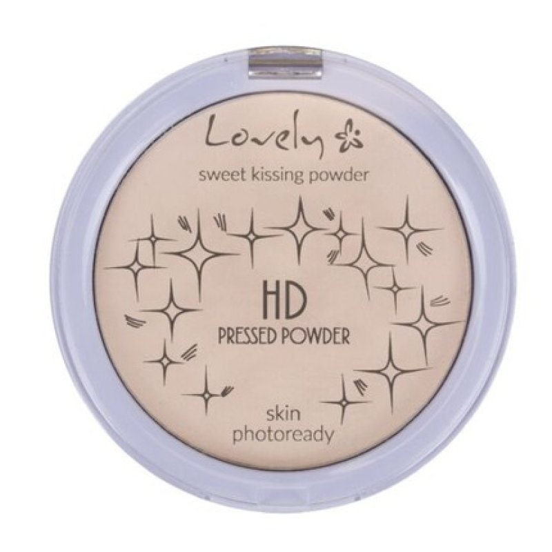 LOVELY HD Pressed Powder Transparent Mattifying Face Powder