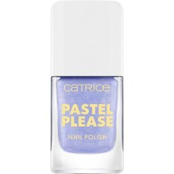 Catrice Pastel Please Nail Polish Nr. 020 Blue Long-Lasting Highly Pigmented Shimmery Intense Color Acetone-Free Vegan