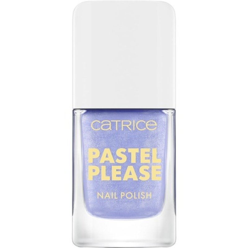 Catrice Pastel Please Nail Polish Nr. 020 Blue Long-Lasting Highly Pigmented Shimmery Intense Color Acetone-Free Vegan
