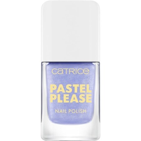 Catrice Pastel Please Nail Polish Nr. 020 Blue Long-Lasting Highly Pigmented Shimmery Intense Color Acetone-Free Vegan
