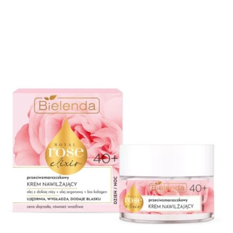 Bielenda Anti-Wrinkle Moisturizing Face Cream 40 Mature Skin Royal Rose Elixir