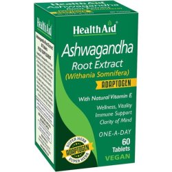 HealthAid Ashwagandha 350mg Root Extract 15:1 60 Tablets