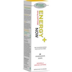 Power Health Energy Now Stevia Tonic Dietary Supplement 20 Effervescent Tablets