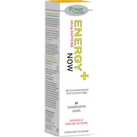 Power Health Energy Now Stevia Tonic Dietary Supplement 20 Effervescent Tablets