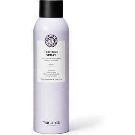 Maria Nila Texture Spray 250ml Hold 2/5 Moisturizing Instant Volume Texture 100% Vegan Sulfate Paraben Free