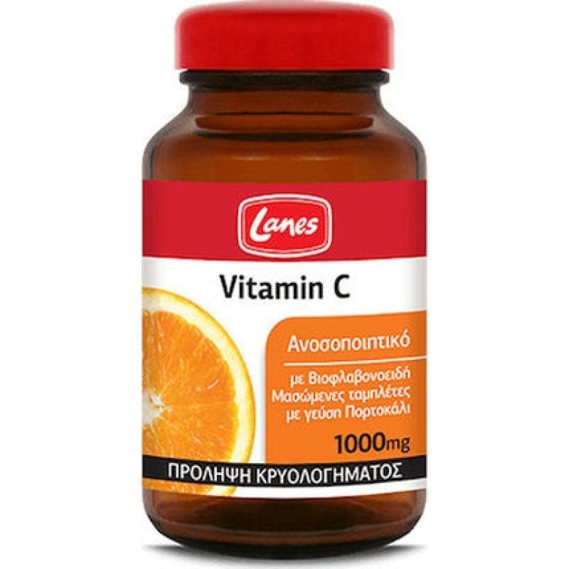 Lanes Vitamin C 1000mg Orange - 60 Chewable Tablets