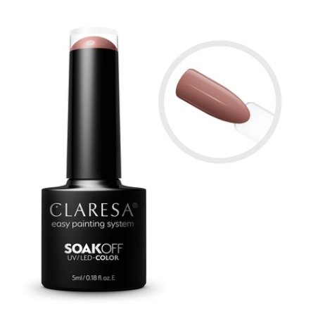 CLARESA Soak Off UV/LED Gel Brown 302 5ml