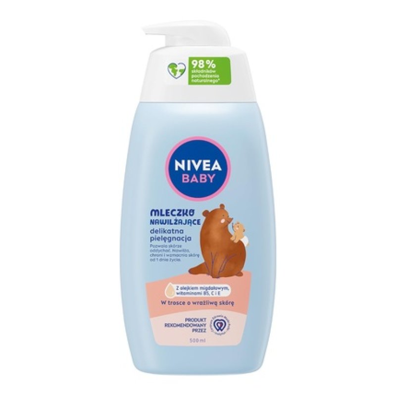 NIVEA BABY Moisturizing Milk Gentle Care 500ml
