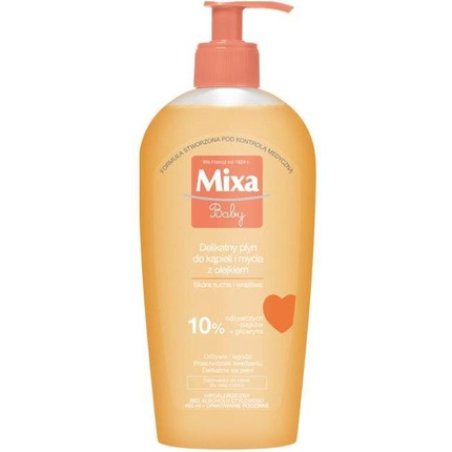 Mixa - Baby Gentle Bath And Wash Made Of Oil 400ml