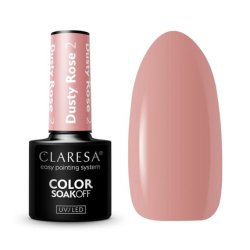 Dusty Rose UV Nail Polish 5ml Claresa - Pack of 2