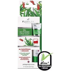 Floslek Pharma Eye Gel for Eyelids and Under Eye Bags with Aloe Vera 15ml