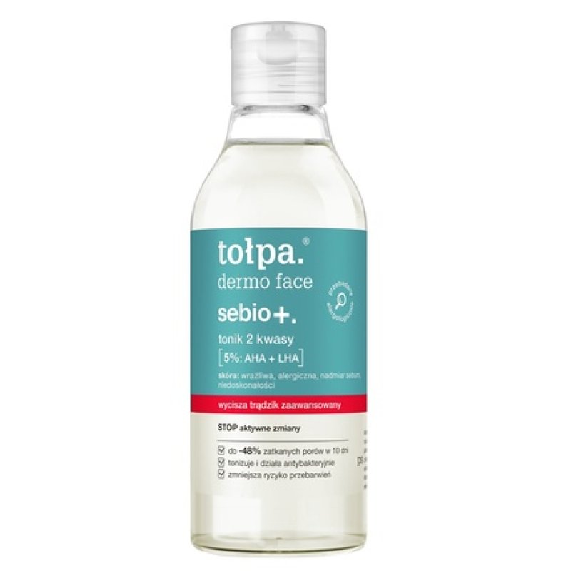 Topa Dermo Face Sebio Facial Toner Aha Lha 200ml