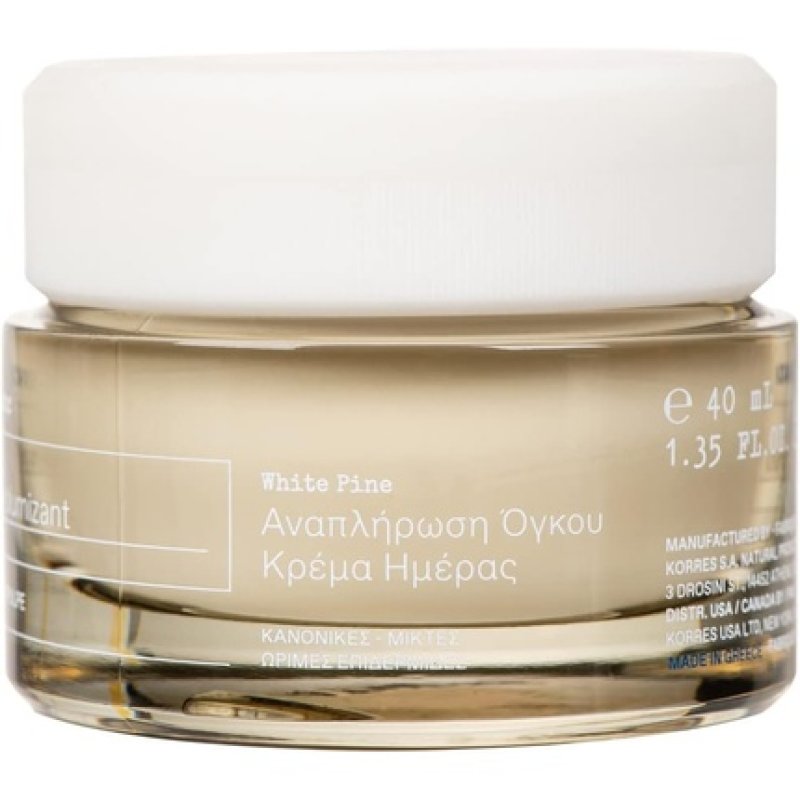 Korres White Pine Meno-Reverse Volumizing Serum-in-Cream for Normal to Mature Combination Skin After Menopause Vegan