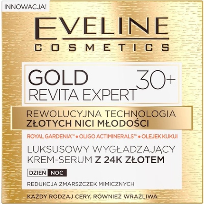 Eveline Cosmetics Gold Revita Expert 30 Wrinkle Reduction All Skin Types 50ml