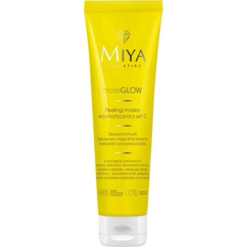 Miya More Glow 98% Natural Enzymatic Peeling Mask with Vitamin C 60ml