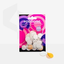 Staleks Pro White Refill Pads for Pedicure Disc Pododisc Staleks Pro S 240 Grit 50 Pieces PDF-15-240w