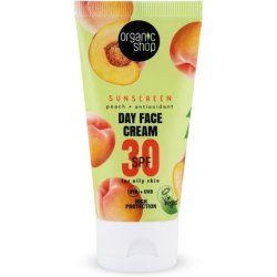 Organic Shop Sunscreen Day Face Cream 30 SPF for Oily Skin 50ml
