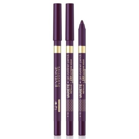 Eveline Cos Waterproof Gel Eye Pencil 10 Aubergine