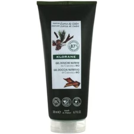 Klorane Nutritive Shower Gel with Cupuaçu Organic Cedar Bark 200ml
