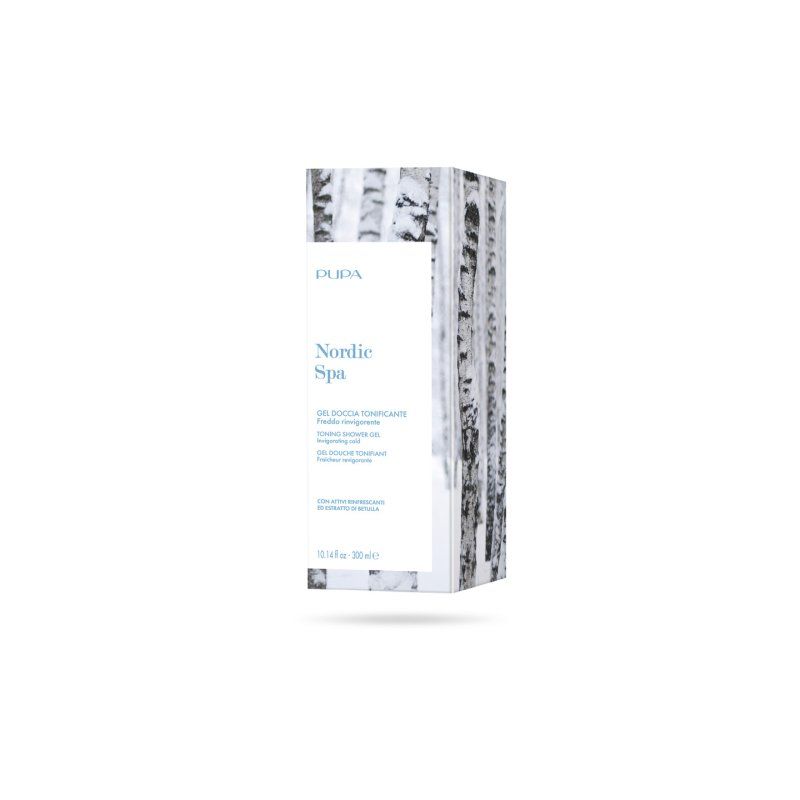 PUPA Milano Nordic Spa 300 ml Gel douche Femmes Corps Floral, Bois