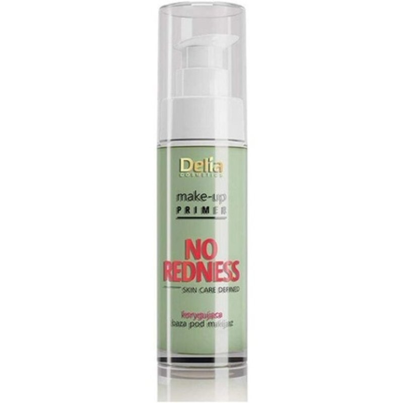 Delia Cosmetics No Redness Makeup Primer Green Cover Redness Base 30ml
