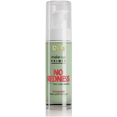 Delia Cosmetics No Redness Makeup Primer Green Cover Redness Base 30ml