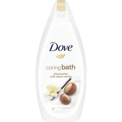Dove Purely Pampering Shea Butter and Warm Vanilla Bath Soak with ¼ Moisturising Cream 450ml