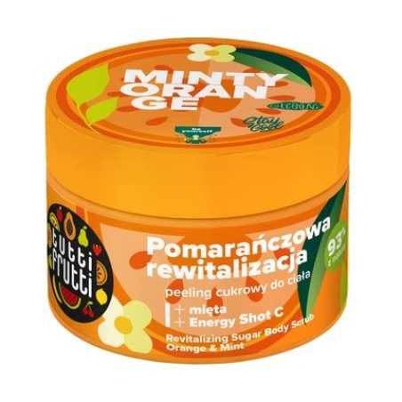 TUTTI FRUTTI Revitalizing Body Sugar Scrub Orange and Mint Energy Shot C 300g