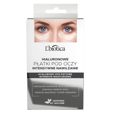 L'Biotica Hyaluron Under Eye Patches Intense Hydration - Pack of 3