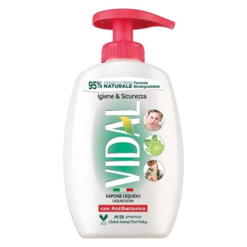 Vidal Antibacterial Liquid Soap 300ml