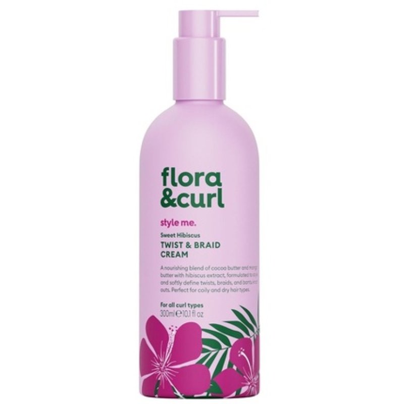 Floracurl Sweet Hibiscus Twist Braid Cream Hair Cream 300ml