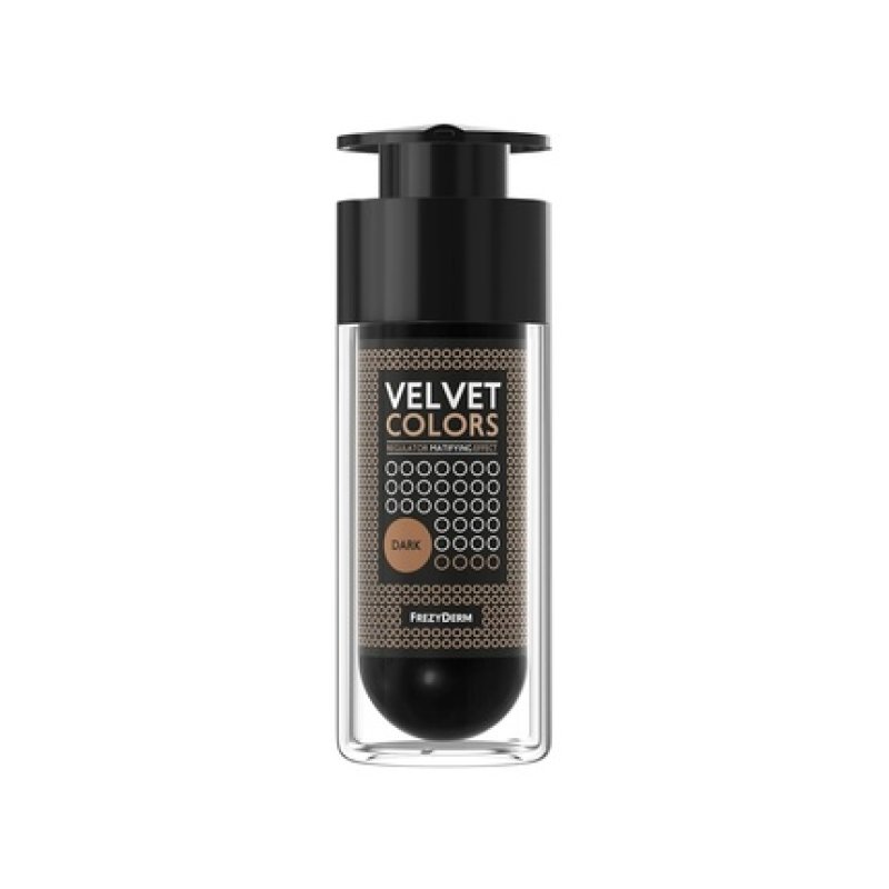 Frezyderm Velvet Colors Mattes Make Up Dark Foundation 30ml Natural Matte Finish