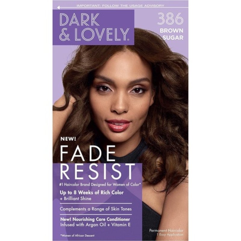 Dark and Lovely Fade Resistant Rich Conditioning Hair Color Brown Sugar 386