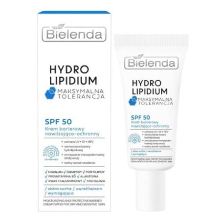 Hydro Lipid Barrier Cream SPF50 Moisturizing and Protective 30ml White