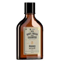 Hiskinmen Whisky 3-In-1 Body Wash And Shampoo For Hair And Beard Honey 100ml