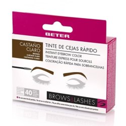 Beter Long Lasting Eyebrow Dye Set Quick and Easy Application Light Brown Eye and Eyebrow Makeup