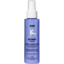 YOPE Illuminating Mist for Blonde and Grey Hair Brightens the Color Moisturizing Amethyst 100ml Tuberose