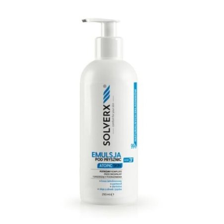 SOLVERX Atopic Skin Soothing and Anti-Inflammatory Shower Emulsion 250ml
