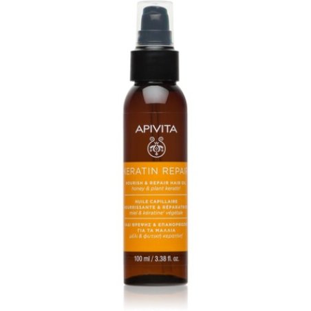 Apivita Keratin Repair Nourish Repair Hair Oil 100 ml