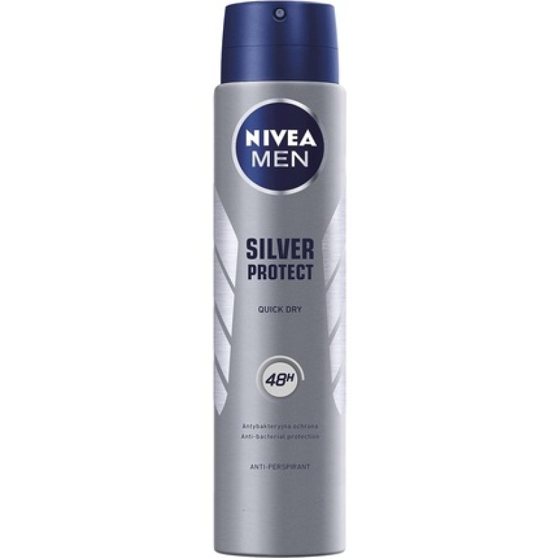 Nivea Men Silver Protect antiperspirant spray 48H 250ml