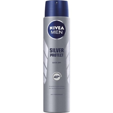 Nivea Men Silver Protect antiperspirant spray 48H 250ml