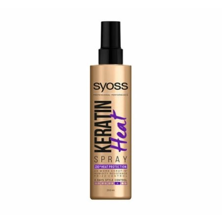 Syoss Keratin Heat Protection Hairspray 200ml