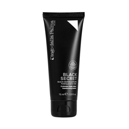 Diego dalla Palma Black Secret Purifying Face Scrub To Mask 5 Minute Detox Transforms Skin Texture More Even Complexion