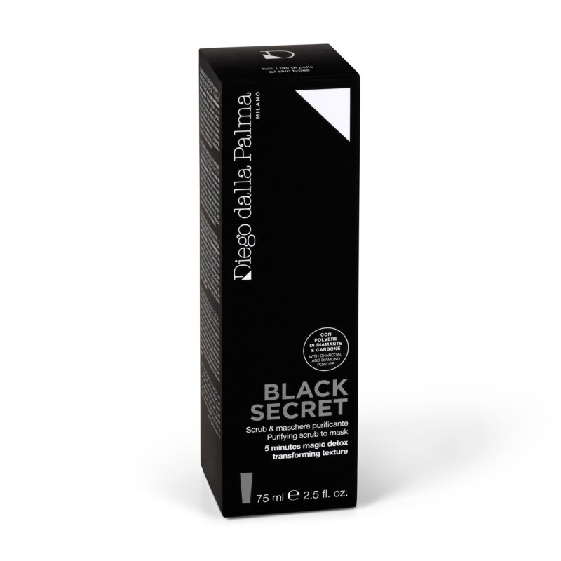 Diego dalla Palma Black Secret, Purifying Scrub To Mask Gommage nettoyant Femmes 75 ml