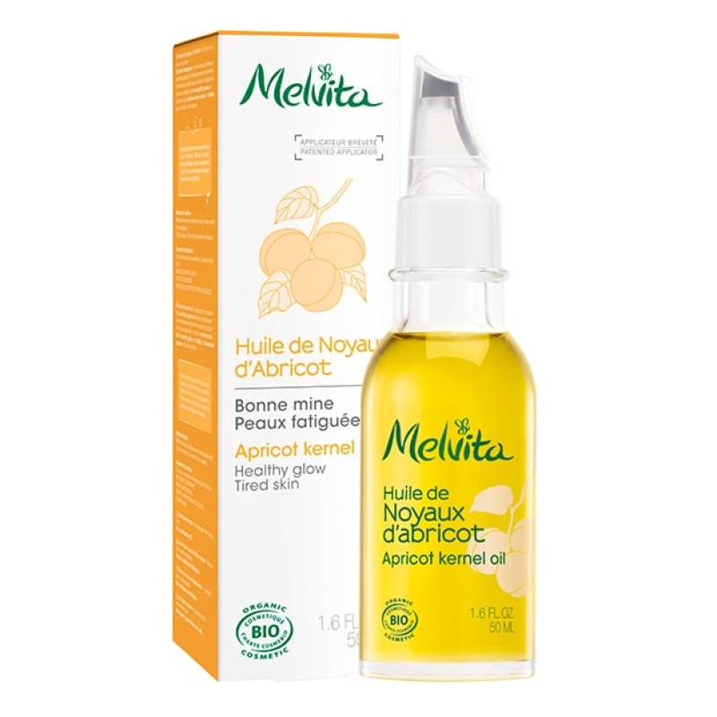 Melvita Organic Apricot Kernel Oil - Face and Body 50ml