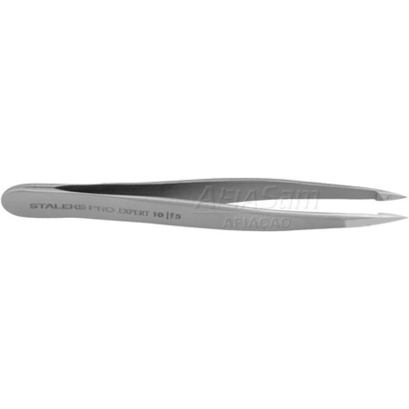 STALEKS PRO Type 5 Pinpoint Tip Tweezers for Ingrown Hair Surgical Stainless Steel