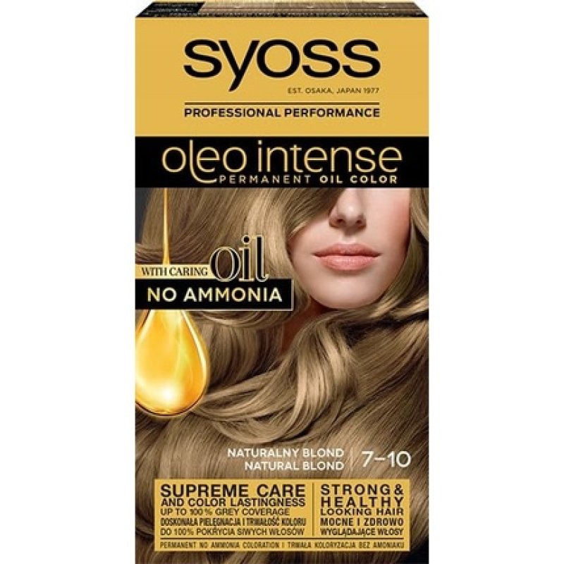 Syoss Hair dye Oleo Intense 7-10 natural blonde 50ml