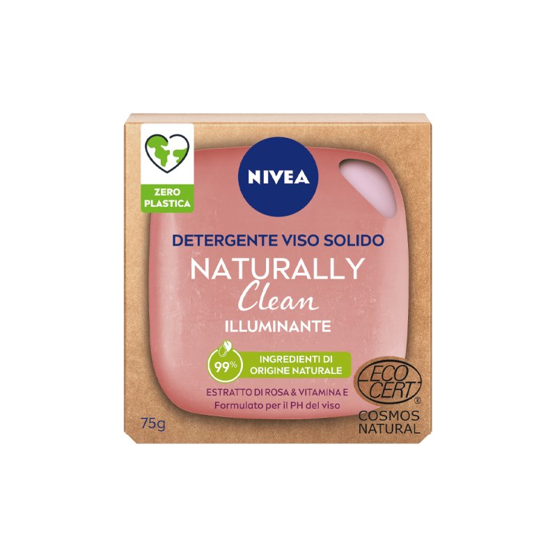 NIVEA Naturally clean Savon en pain 75 g 1 pièce(s)